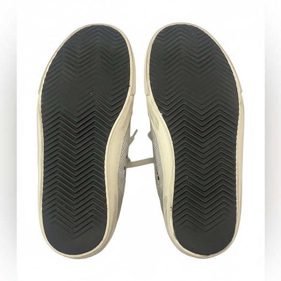 Golden Goose Superstar White Silver Half Green Laminated Leather Sneakers SzEU38 - Picture 11 of 11